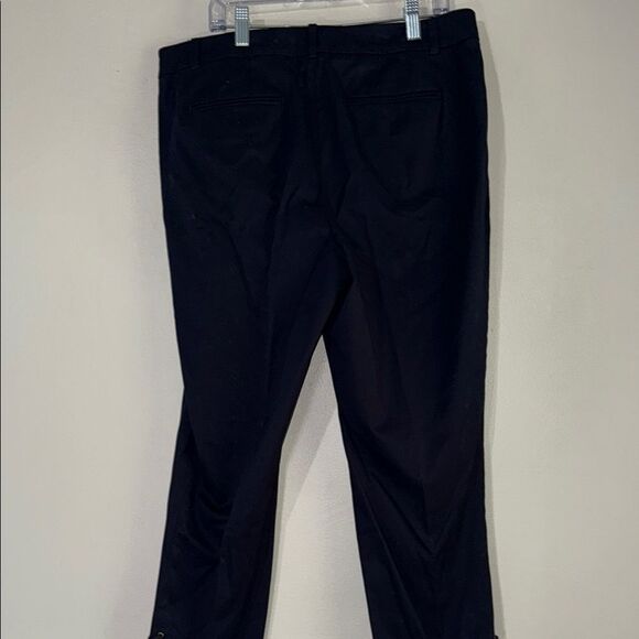 Talbots Navy Blue Cropped Pants with Tailored Silhouette - Picture 8 of 8